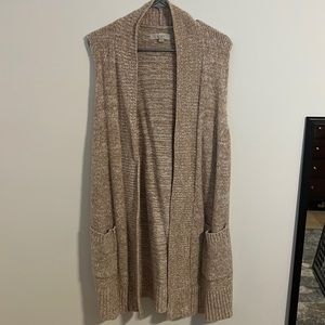 LOFT Sleeveless Cardigan